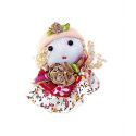 Broche muñeca gorra rosa