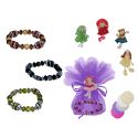 PULSERA CARAMELO + BROCHE MUÑECA + BOLSA TULL (8940)