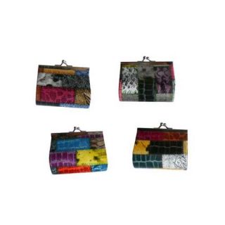 MONEDERO PIEL DE CLICK COLORINES (8,5x,7,5 cm.)