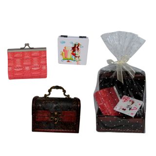 BAUL GRND. + ESPEJO (8099) + MONEDERO CLICK (8043) + BOLSA CELF. Y LAZO (8906-8583)