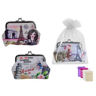 MONEDERO P.C.R. CIUDADES MEDIANO + BOLSA TULL LISA (8944)