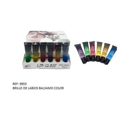 Brillo de labios en bálsamo de colores surtidos