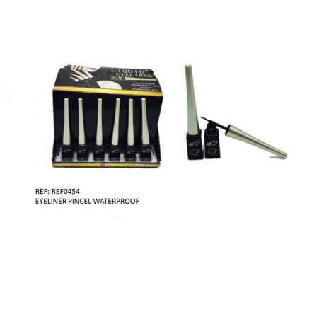 Eyeliner y pincel waterproof