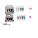 Purpurina en gel en varios colores