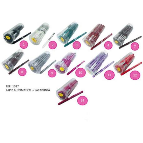 Lápiz automático + sacapuntas