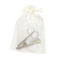 SET DE MANICURA EN BOLSA ORGANZA BEIG 