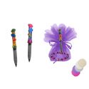 LIMA DE UÑAS + PULSERA CARAMELO (8106) + BOLSA TULL (8940)