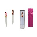 LIMA DE UÑAS CRISTAL CHICAS + CAJA LAZO (8513)