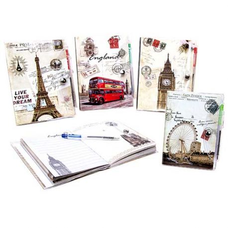 Libreta vintage con boli regalos boda