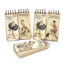 LIBRETA VERTICAL VINTAGE SURT. 4 MOD.