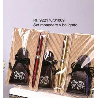 MONEDERO PLIEGUES CON BOLI DEC.