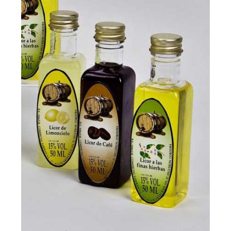 Licores 21509 (50 ml) El sabor se deberá especificar en el campo de observaciones a la hora de finalizar el pedido. 