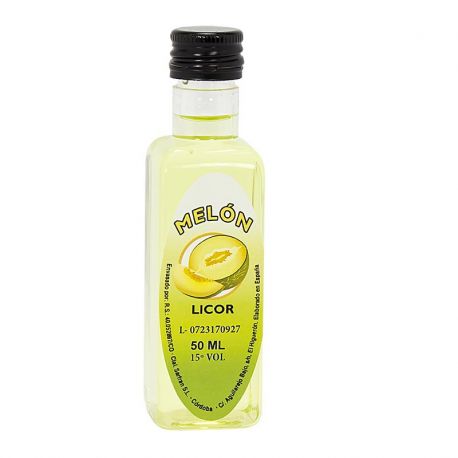 Licor de melón 50ml regalo para boda