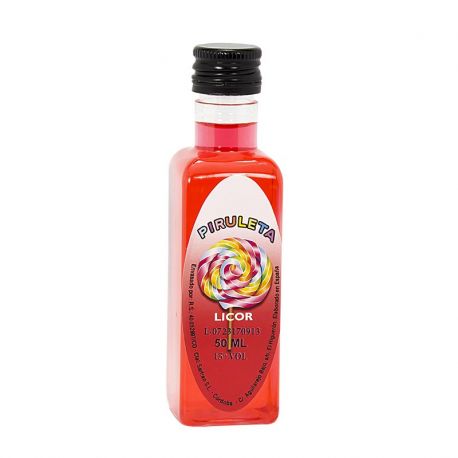Licor de piruleta 50ml regalo para boda