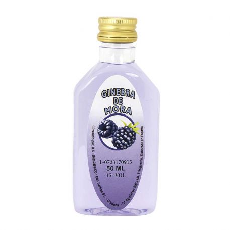 Licor para boda de ginebra de mora 50ml