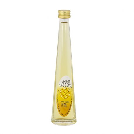 Licor para boda de ron miel 40ml