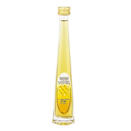 licor de ron miel 40ml regalos de boda