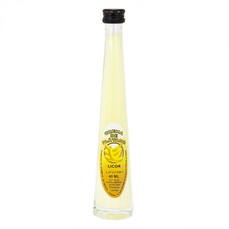 Licor de crema de plátano 40ml regalos de boda