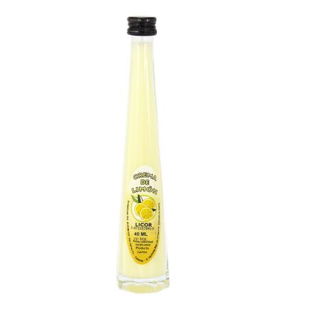 Licor de crema de limón 40ml regalos de boda