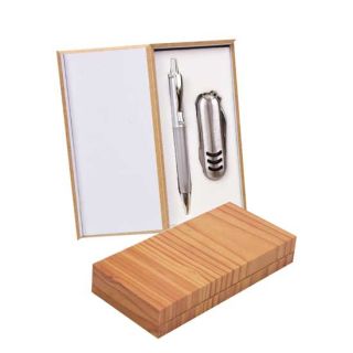 Navaja y boli en caja madera