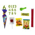 BOLSA CONO GOLOSINAS + POLO + PINCHO NUMERO