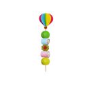 BROCHETA DE GOLOSINAS GLOBO FIELTRO (Aprox. 50 Gr.)