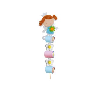 BROCHETA DE GOLOSINAS NIÑA FIELTRO (Aprox. 50 Gr.)