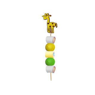 BROCHETA DE GOLOSINAS JIRAFA FIELTRO (Aprox. 50 Gr.)
