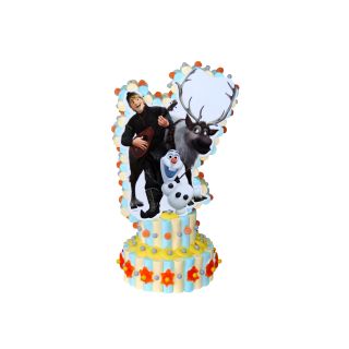 TARTA 2+1 BASES SILUETA OLAF (Aprox. 1000 Gr.)