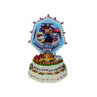TARTA SILUETA PATRULLA + JUGUETE (Aprox. 1600 Gr.)