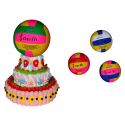 TARTA 3 BASES + BALON DE VOLEIBOL (Aprox. 1300 Gr.)