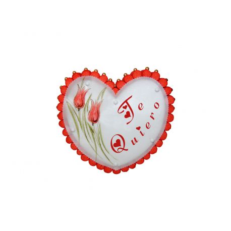 TARTA 1 BASE CORAZON OBLEA PINTADA (220 Gr.)