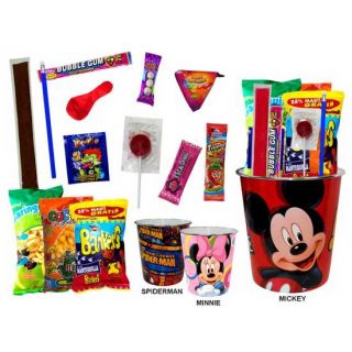 papelera disney con golosinas