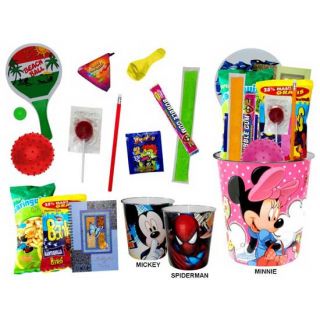 papelera disney con golosinas + pala