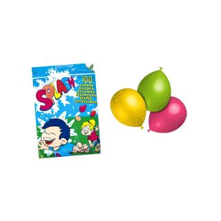 bolsa 100 globos agua (ø 10 cm.)