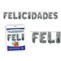 guirnalda globos felicidades poliamida (3 mts.)