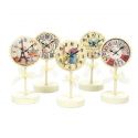 Portafotos surtidos con reloj pintado