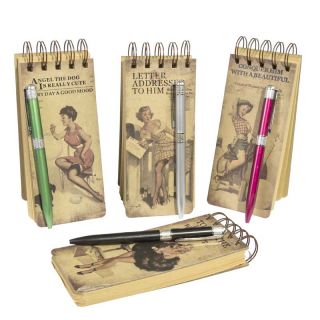 Libreta vintage con bolígrafo regalos boda