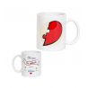 Taza medio corazón