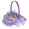 CESTA PEQUEÑA ORGANZA MALVA
