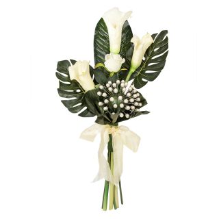 VARA CALAS Y ROSAS CON HOJAS DE HELECHO 