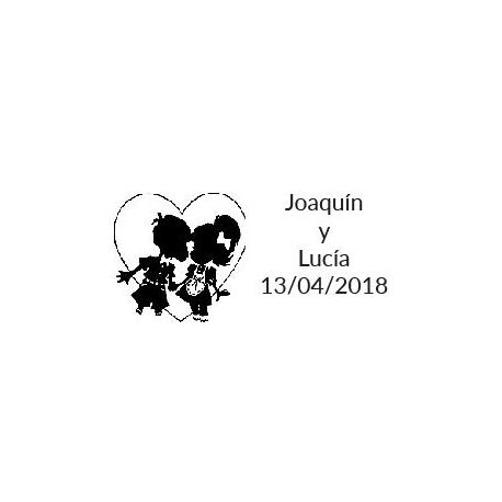 pegatina original invitados para boda