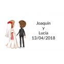 pegatinas original invitado para boda batatas
