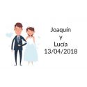 pegatina original bodas