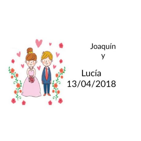 pegatinas bodas original