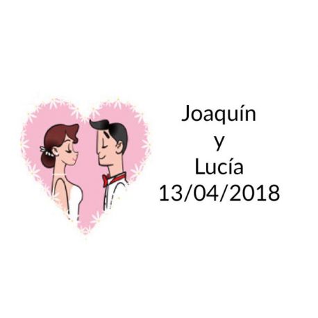 pegatinas bodas original