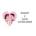 pegatinas bodas original