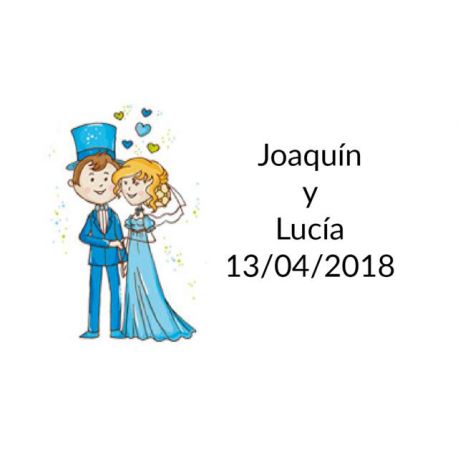 pegatina original bodas