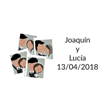 pegatina original bodas