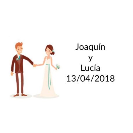 pegatinas bodas original